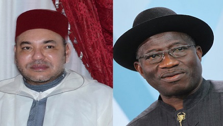 King of Morocco, Mohammed VI and President Goodluck Jonathan